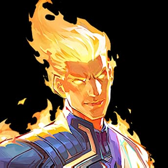 Human Torch portrait