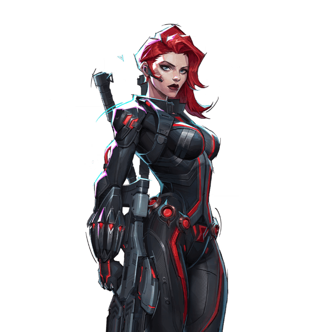 Black Widow full splash art